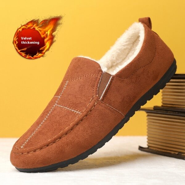 All-matching Fleece-lined Warm Men's Casual Shoes - Image 4