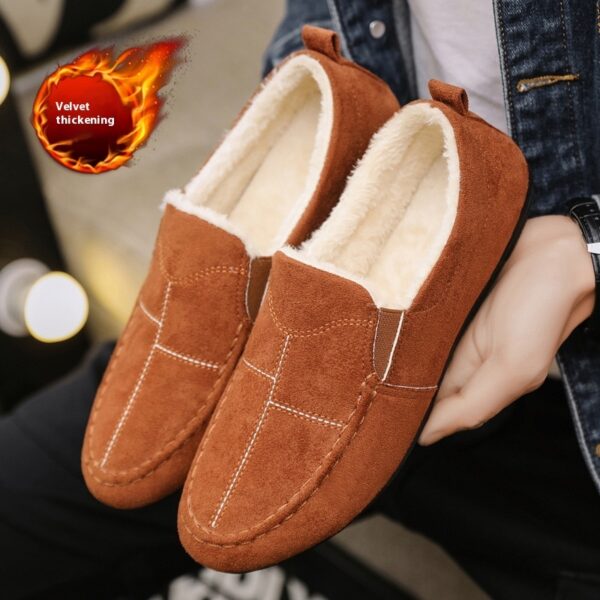 All-matching Fleece-lined Warm Men's Casual Shoes - Image 6